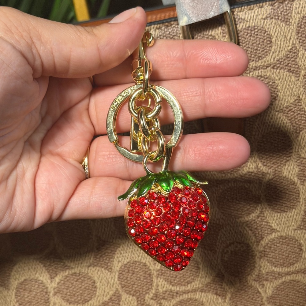 Red Diamond strawberry charm